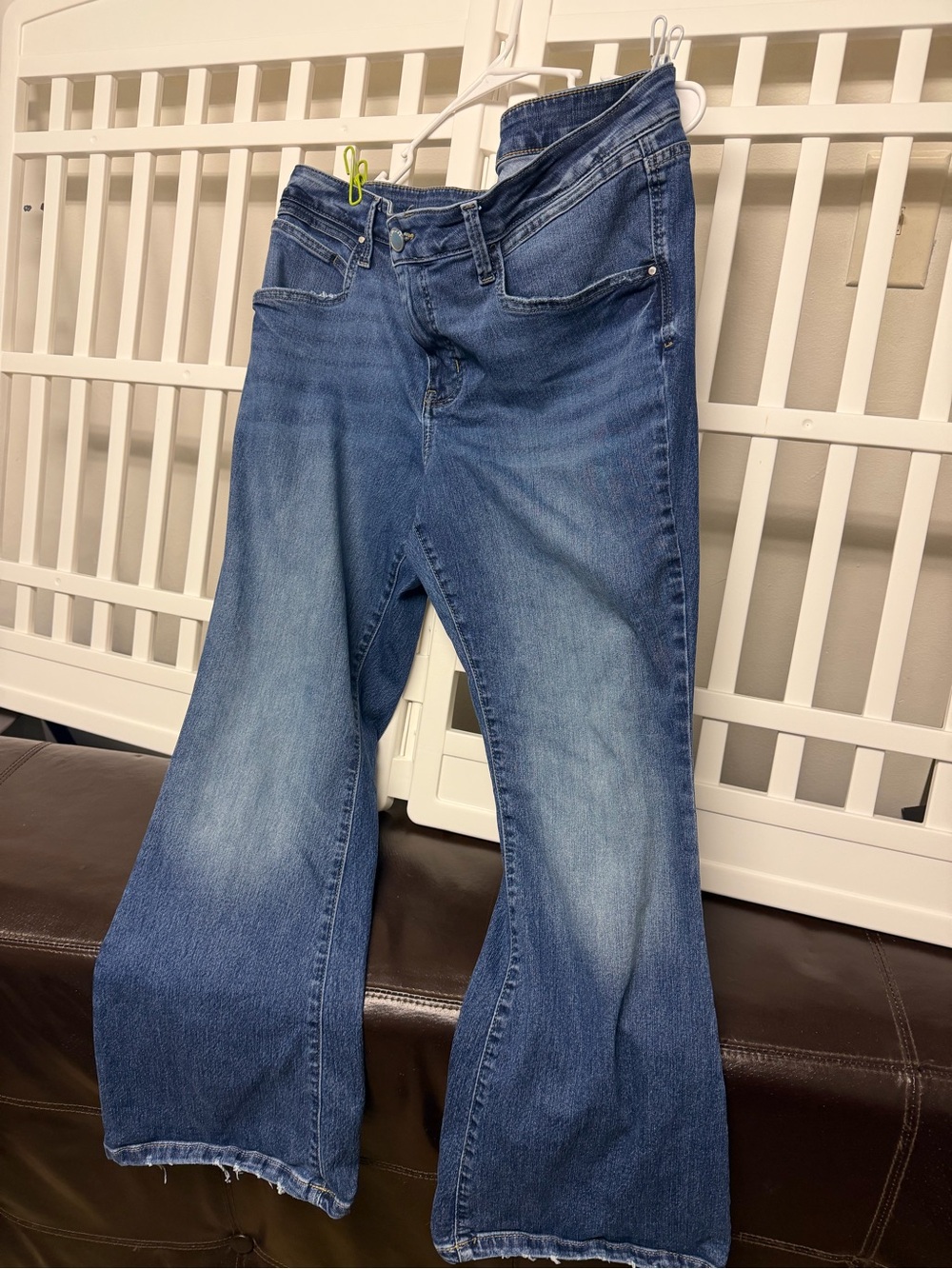 Maurices Blue Wide Leg Flare Jeans